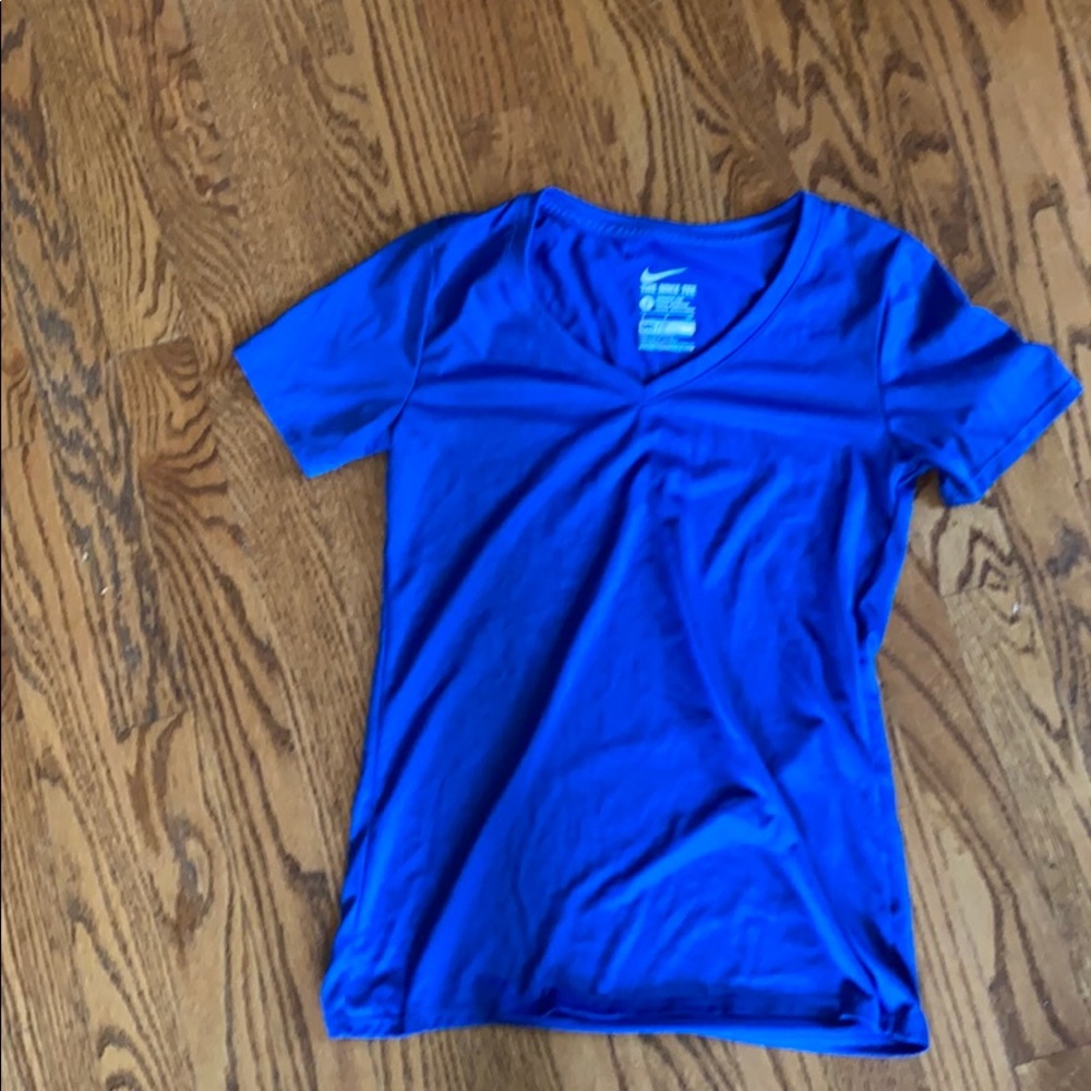 Nike royal blue athletic tank top